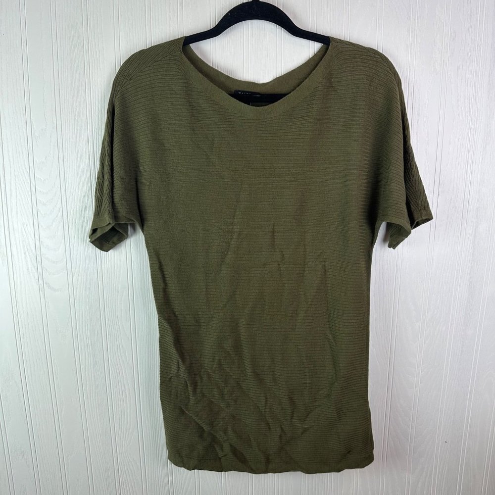 Talbots Green‎ sweater size P short sleeve